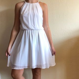 White casual dress